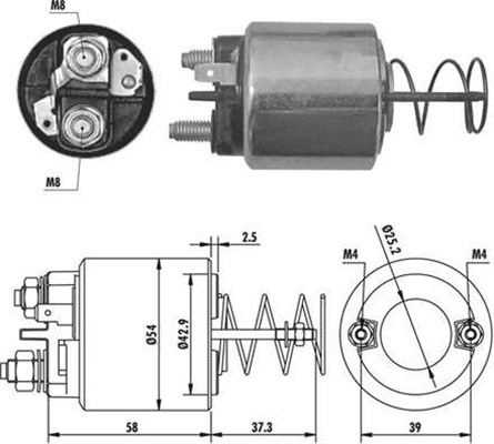 Elettromagnete, Motore d'avviamento - 940113050386 MAGNETI MARELLI
