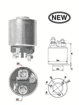 Elettromagnete, Motore d'avviamento - 940113050540 MAGNETI MARELLI