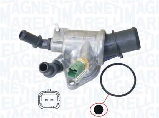 termostatas, aušinimo skystis - 352317100440 MAGNETI MARELLI