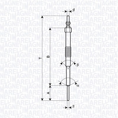 Glow Plug - 062900129304 MAGNETI MARELLI