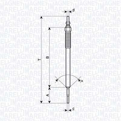 Glow Plug - 062900131304 MAGNETI MARELLI