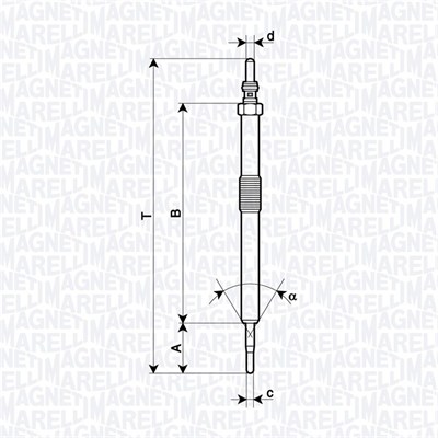 Glow Plug - 062900139304 MAGNETI MARELLI