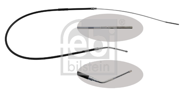Cable, parking brake - 01756 FEBI BILSTEIN