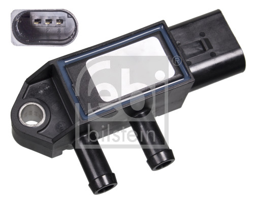 Sensor, exhaust pressure - 100853 FEBI BILSTEIN