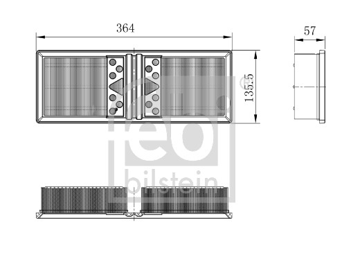 Luftfilter - 101662 FEBI BILSTEIN