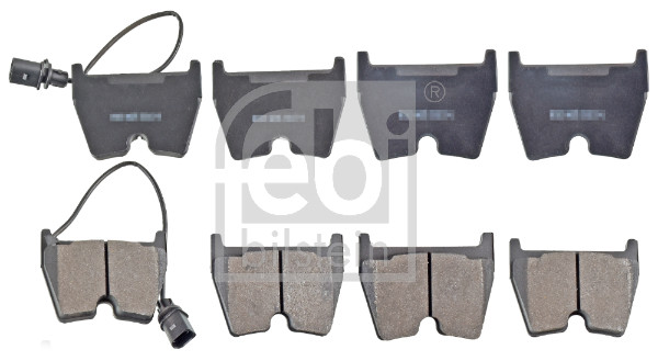 stabdžių trinkelių rinkinys, diskinis stabdys - 116044 FEBI BILSTEIN