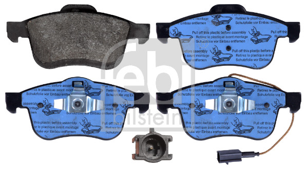 Brake Pad Set, disc brake - 116059 FEBI BILSTEIN