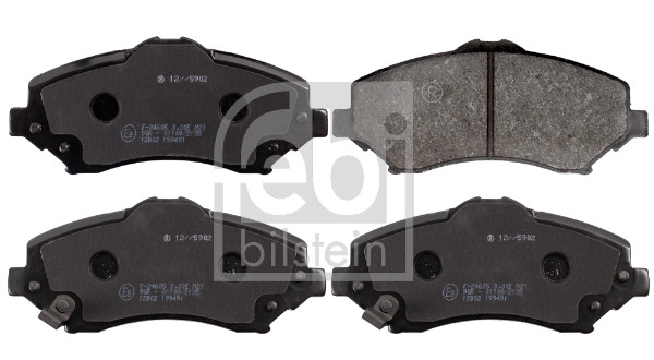 Комплект тормозных колодок, дисковый тормоз - 116063 FEBI BILSTEIN