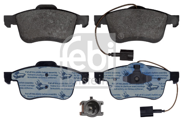 Brake Pad Set, disc brake - 116104 FEBI BILSTEIN