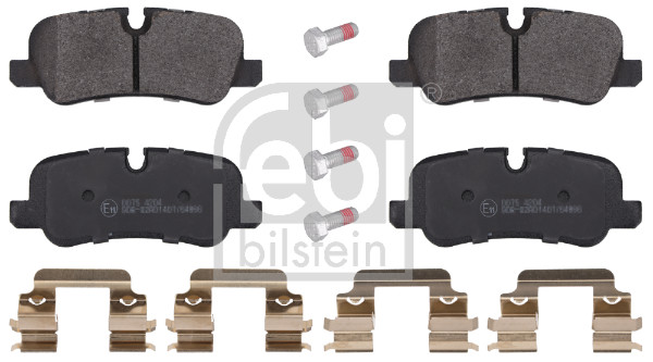Brake Pad Set, disc brake - 116118 FEBI BILSTEIN