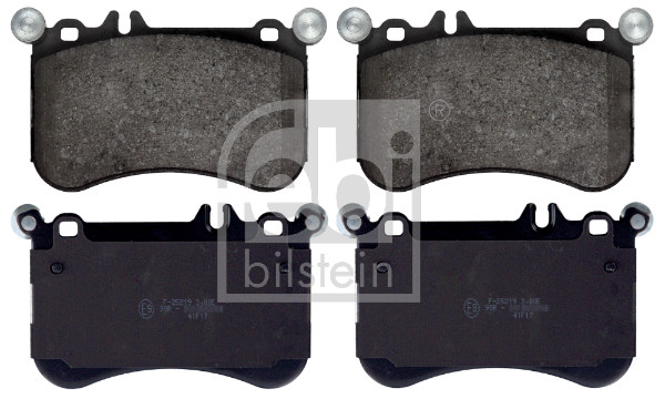 stabdžių trinkelių rinkinys, diskinis stabdys - 116134 FEBI BILSTEIN