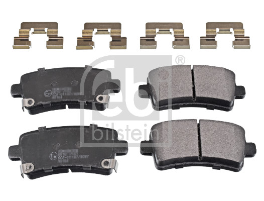 Brake Pad Set, disc brake - 116147 FEBI BILSTEIN