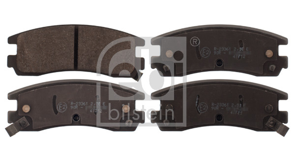 Brake Pad Set, disc brake - 116154 FEBI BILSTEIN