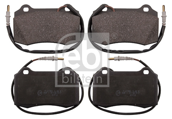 Brake Pad Set, disc brake - 116165 FEBI BILSTEIN
