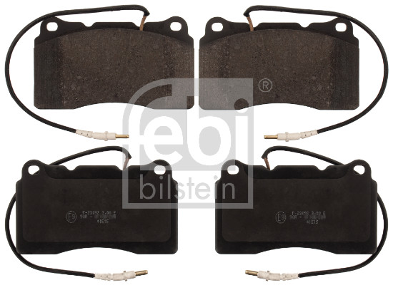 Brake Pad Set, disc brake - 116167 FEBI BILSTEIN