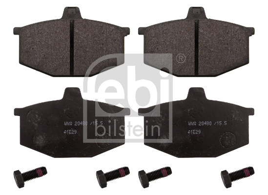 stabdžių trinkelių rinkinys, diskinis stabdys - 116181 FEBI BILSTEIN