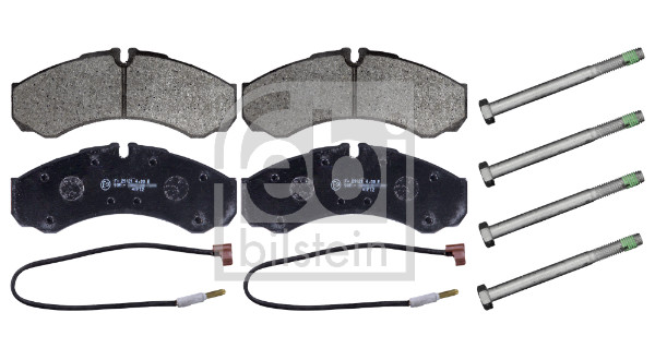 Brake Pad Set, disc brake - 116193 FEBI BILSTEIN