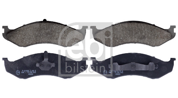 Brake Pad Set, disc brake - 116197 FEBI BILSTEIN