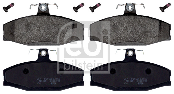 Brake Pad Set, disc brake - 116209 FEBI BILSTEIN