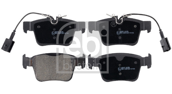 Brake Pad Set, disc brake - 116227 FEBI BILSTEIN
