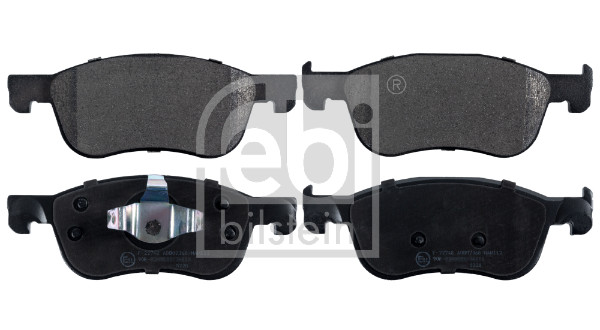 Brake Pad Set, disc brake - 116238 FEBI BILSTEIN