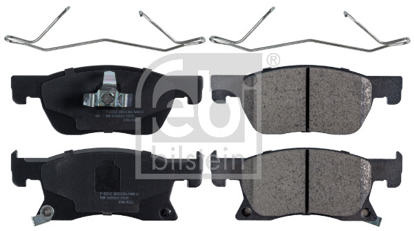 Brake Pad Set, disc brake - 116239 FEBI BILSTEIN