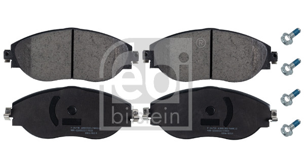 Kit pastiglie freno, Freno a disco - 116243 FEBI BILSTEIN