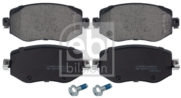 Brake Pad Set, disc brake - 116245 FEBI BILSTEIN
