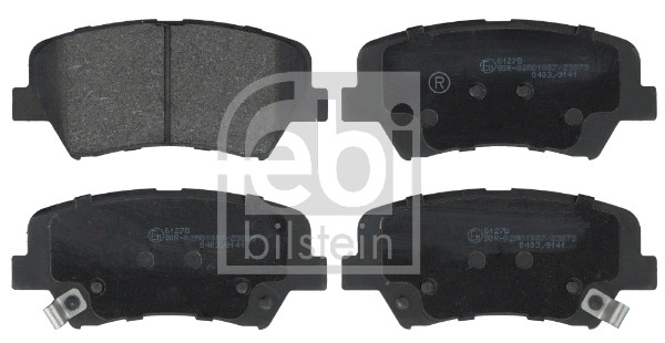 Brake Pad Set, disc brake - 116261 FEBI BILSTEIN