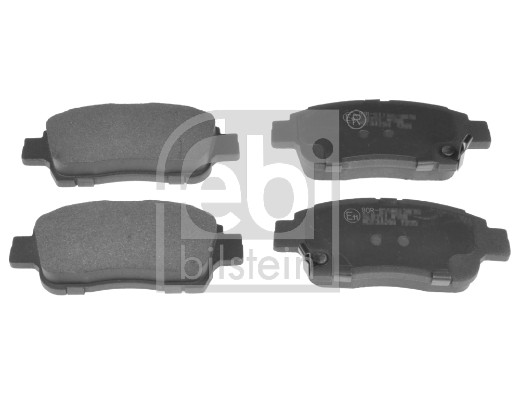 Brake Pad Set, disc brake - 116271 FEBI BILSTEIN