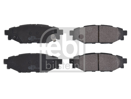 stabdžių trinkelių rinkinys, diskinis stabdys - 116274 FEBI BILSTEIN