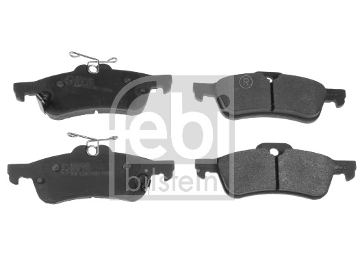 Kit pastiglie freno, Freno a disco - 116283 FEBI BILSTEIN