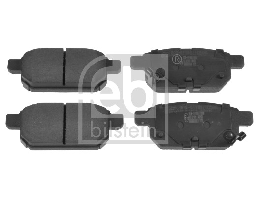 stabdžių trinkelių rinkinys, diskinis stabdys - 116313 FEBI BILSTEIN