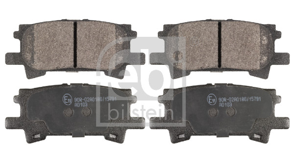 Комплект тормозных колодок, дисковый тормоз - 116334 FEBI BILSTEIN