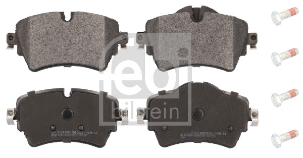 stabdžių trinkelių rinkinys, diskinis stabdys - 116345 FEBI BILSTEIN