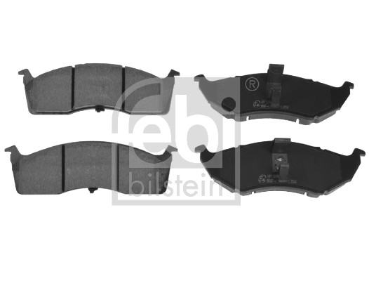 Brake Pad Set, disc brake - 116366 FEBI BILSTEIN