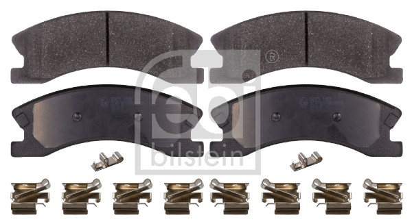 Brake Pad Set, disc brake - 116372 FEBI BILSTEIN