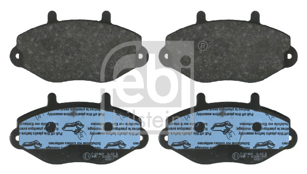 Brake Pad Set, disc brake - 16036 FEBI BILSTEIN