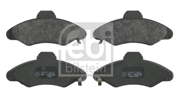 Kit pastiglie freno, Freno a disco - 16039 FEBI BILSTEIN