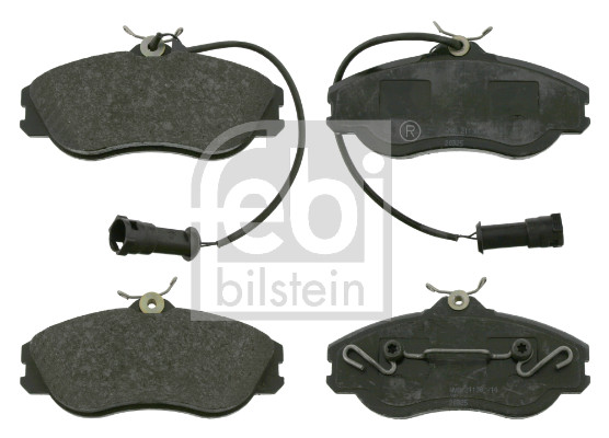 Brake Pad Set, disc brake - 16062 FEBI BILSTEIN