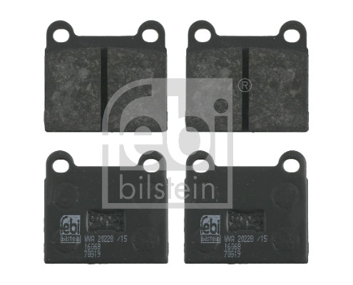 Brake Pad Set, disc brake - 16068 FEBI BILSTEIN