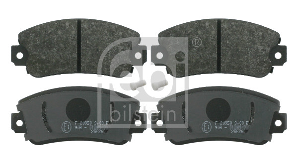 Brake Pad Set, disc brake - 16077 FEBI BILSTEIN