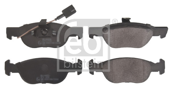 stabdžių trinkelių rinkinys, diskinis stabdys - 16089 FEBI BILSTEIN