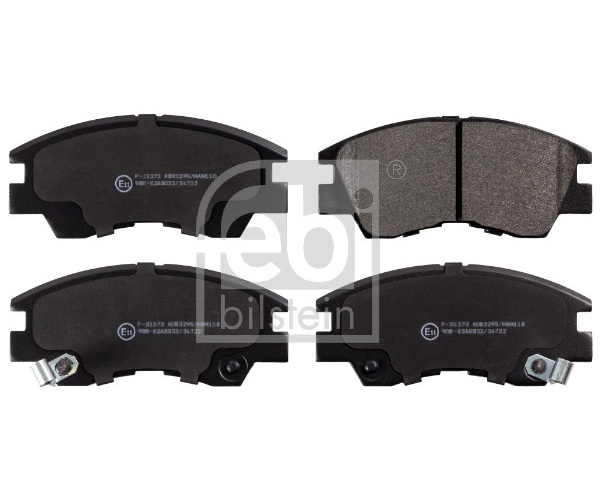 Brake Pad Set, disc brake - 16128 FEBI BILSTEIN