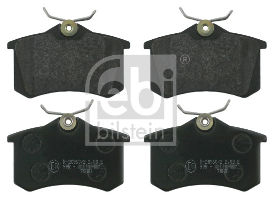 Brake Pad Set, disc brake - 16146 FEBI BILSTEIN