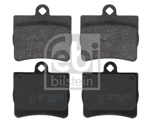 Brake Pad Set, disc brake - 16152 FEBI BILSTEIN