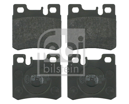 Brake Pad Set, disc brake - 16153 FEBI BILSTEIN