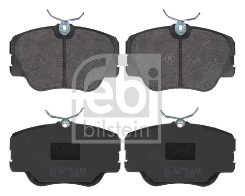 Brake Pad Set, disc brake - 16193 FEBI BILSTEIN