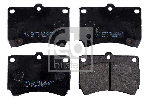 Brake Pad Set, disc brake - 16195 FEBI BILSTEIN