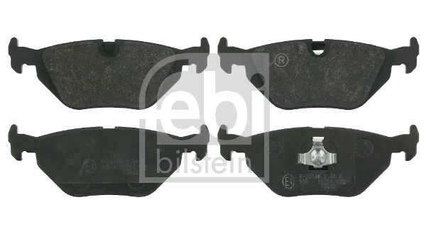 stabdžių trinkelių rinkinys, diskinis stabdys - 16196 FEBI BILSTEIN